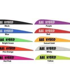 AAE Hybrid 40 100 Pack Archery Vanes
