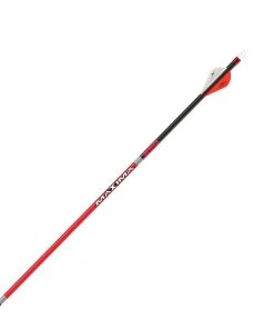 Carbon Express Maxima Red Half Dozen Fletched Arrows With Blazer Vanes