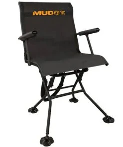 Muddy Outdoors Swivel Seat With Adjustable Legs